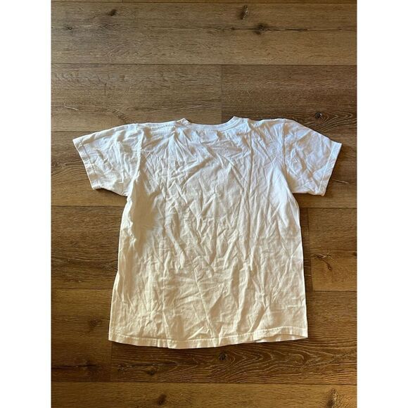 Supreme White Mens Medium Size USAF Fighter Jet Graphic Tee Shirt Top T-Shirt - Picture 2 of 3